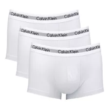 Cueca Calvin Klein 3 Low Rise Trunks Original Branco
