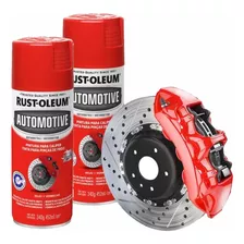 Kit Pintura Alta Temperatura Para Caliper Roja Rust-oleum