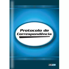 Livro Protocolo Correspondência 1/4 São Domingos C/104 Fls Cor Azul E Preto