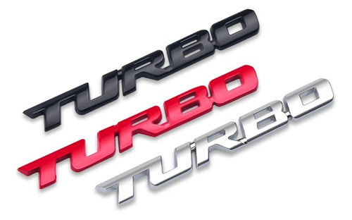 Letras Turbo 3d Auto Emblema Logo Metlico (1 Pieza) Foto 5