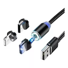 Cable Usb Magnetico 3 En1 