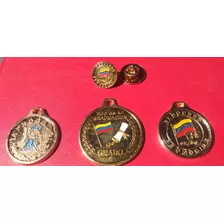 Medallas Troquelados Con Baño De Oro Para Promocion