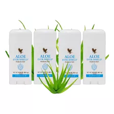 Kit 4 Desodorantes Natural Forever Aloe Vera Sem Álcool