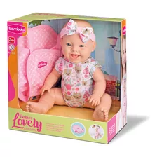 Boneca Lovely Babies Passeio 34 Cm Com Canguru Bambola 