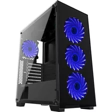 Gabinete Gamer Vidro Usb3.0 Xway 01144 4 Cooler Fans