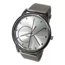 Reloj Malla Metalizada Ck Con Hebilla
