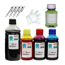 Kit 650ml Tinta Cartuch Compatível Impressora Epson Hp Canon