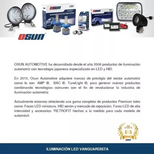 Resistencia Osun Kit Xenn 50w Elimina Error Foco Fundido Foto 6