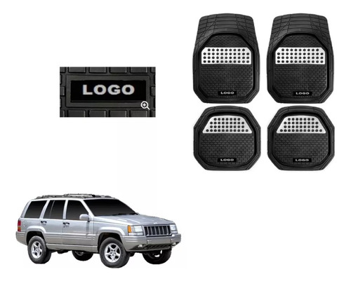 Foto de Tapetes 4pz Bandeja 3d Logo Jeep Grand Cherokee 1994 - 1998