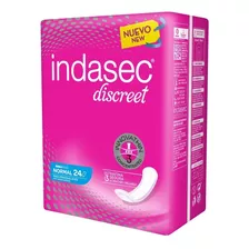 Indasec Discreet Normal Aposito Para Adultos X 24 Unidades!