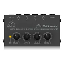 Amplificador De Audifonos Ultracompacto 4 Canales Behringer 