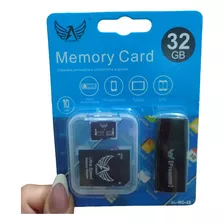 Cartão De Memória 32 Gb + Adaptador + Leitor De Cartão 