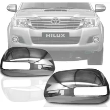 Capa Retrovisor Hilux Pickup 2012 2013 2014 Cromado C/ F Dir