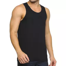 Regata Masculina Camiseta 100% Algodão Blusa Lisa