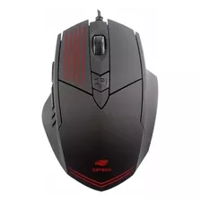 Mouse Gamer Resolução 2400 Dpi Usb Preto Led Rgb 6 Botões