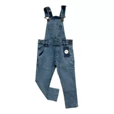 Jardineira Jeans Comprida Infantil Menino Tamanho 4 6 8 Anos