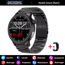 Relógio Inteligente Masculino Smartwatch Bt Call Ecg