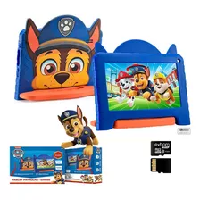Tablet Infantil Chase 64gb Capa Patrulha Canina Total 96gb