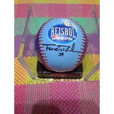 Pelota De Béisbol Firmada Por Francisco El Kid Rodríguez 