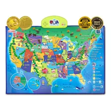 Mapa Interactivo De Ee. Uu. Para Niños De 5-12 Años Juego Ed