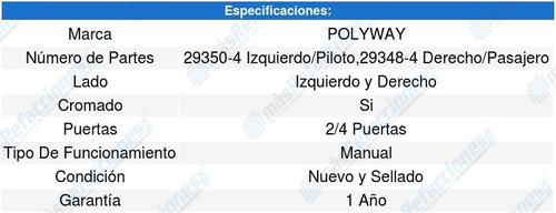 Kit-2 Espejos Polyway Gmc S-15 82 A 91 Foto 4