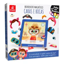 Brinquedo Magnético Caras E Bocas Imaginação Educativo