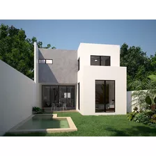 Casa En Venta, 3 Recámaras, Piscina En Privada Zendera, Conkal, Mérida, Yucatán