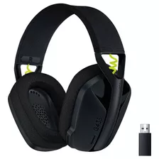 Auriculares Gamer Inalámbricos Logitech G Series G435 Negro Y Amarillo Fluorescente