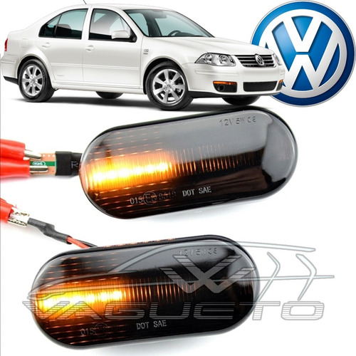 Par De Cuartos Secuenciales Led Vw Jetta Golf Clsico Beetle Foto 5