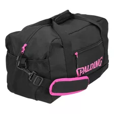 Bolso Deportivo Mediano Spalding Negro-fucsia