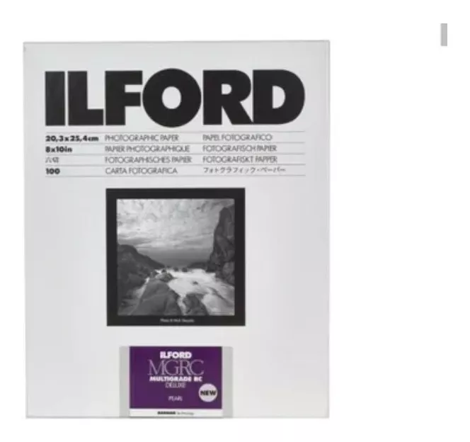 Papel Fotográfico Ilford Multigrade Rc Deluxe Glossy 25 Fls