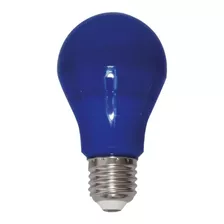 Opus Led - Lâmpada A60 Led 6w Bivolt E27 Azul - Lp 33143