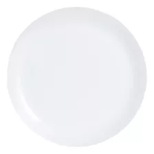 Plato Playo Luminarc Diwali Blanco Gastronomia Resistente 12