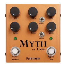 Pedal Myth Of Tones Fuhrmann My01 Cobre Drive Duplo Com Sonoridade Transparente