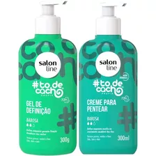 Kit Gel De Definicao Babosa 300gr + Creme Pentear 300m