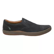 Zapatilla Cuero Rockford Hombre Rostock Gris Oscuro