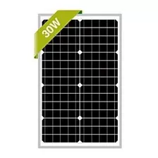 Panel Solar Monocristalino Newpowa 30w Con Cable De 3 Pies Y