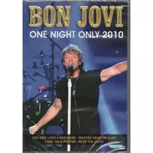 Dvd Bon Jovi - One Night Only 2010 - Original Lacrado Novo