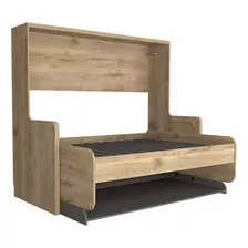 Cama Escritorio Doble Kentme Homecollection Macadamia Plomo