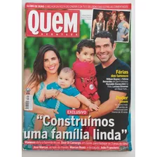 Revista Quem Acontece N°748 Jan/2015 Grazi Cauã Regina Duart