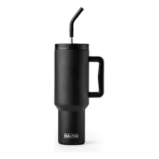 Mug Vaso Térmico Halten Quencher 1,2lts Con Bombilla Negro