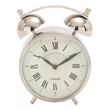 Reloj De Acero Inoxidable Con Tapa Estilo Campana, 3 X 5 X