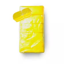 Saquinho Plastico Colorido Amarelo - 4x20 - Kit 5.000 Und