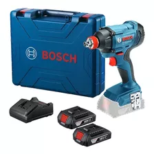 Parafusadeira Chave De Impacto Bateria Gdx 180-li 18v Bosch Cor Azul 110v/220v