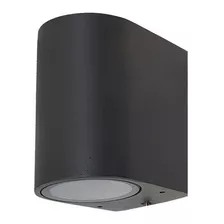 Arbotante Pared Exterior Contemporáneo Para Gu10 Led 51293 Color Negro