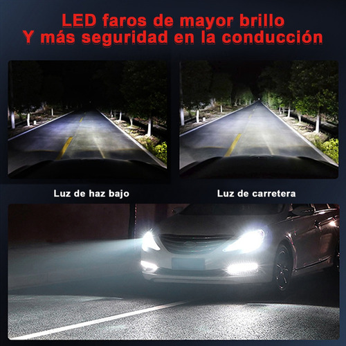 Kit Faros Auto Led 16000lm Csp Para Dodge Luz Alta Y Baja