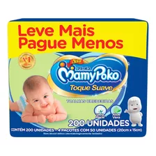 Toalhas Umedecidas Mamypoko Toque Suave - Pacote Com 200 Toa