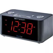 Emerson Er100201 Radio Reloj Despertador Smartset Con Altavo