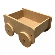 Carrito Juguetero De Madera Montessori