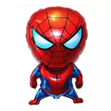 Pack 12 Unid Globo Metalizado Figura Spiderman 73x45 Cm